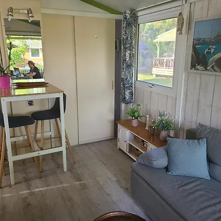 En Bois Climatise A 300 M De La Marina Di 6 Personnes Chalet Sorbo-Ocagnano