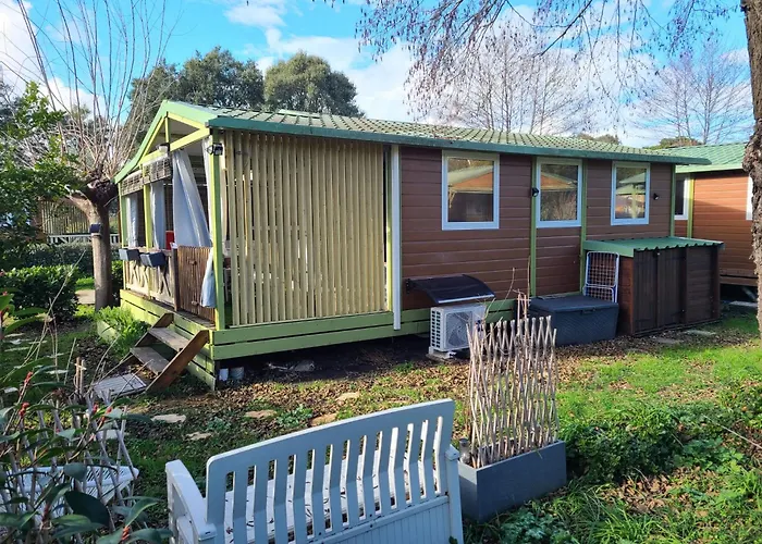 木屋 En Bois Climatise A 300 M De La Marina Di 6 Personnes